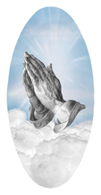 Praying Hands (Blue)